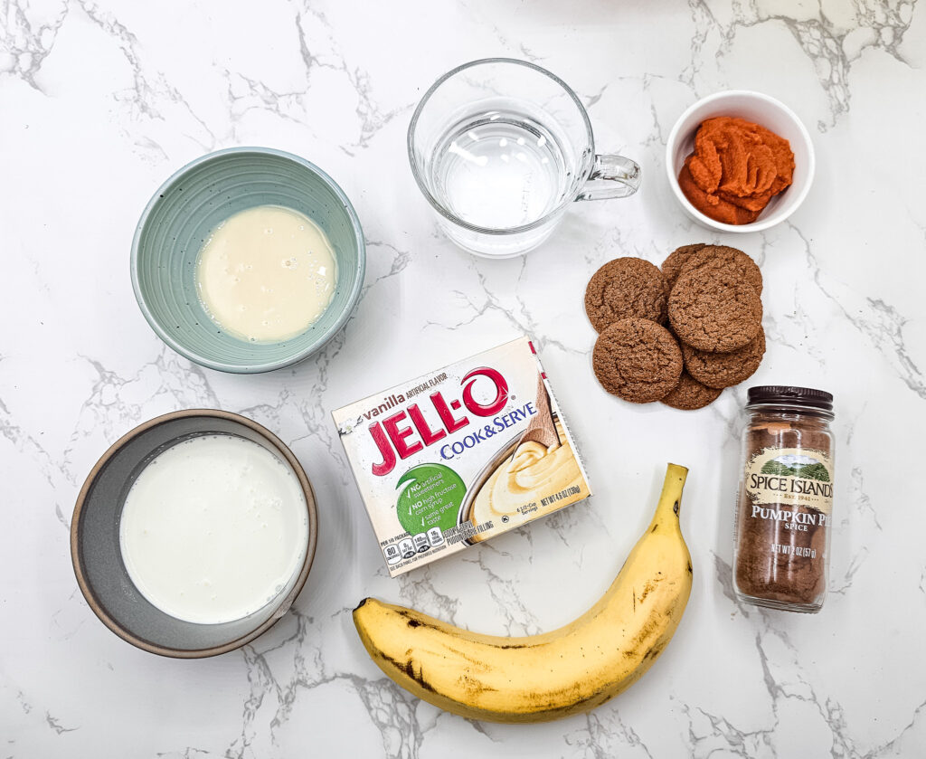 pumpkin spice pudding ingredients