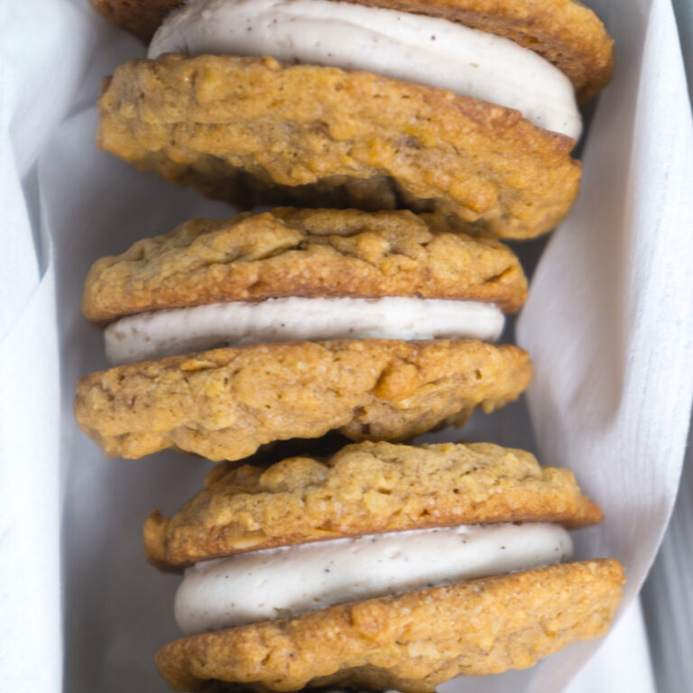 Pumpkin spice oatmeal cream pies-Small Batch