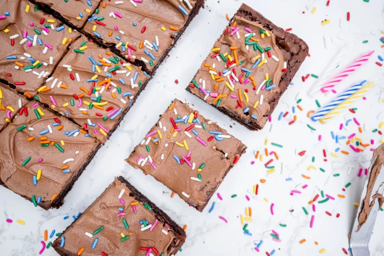 Brownie Birthday cake