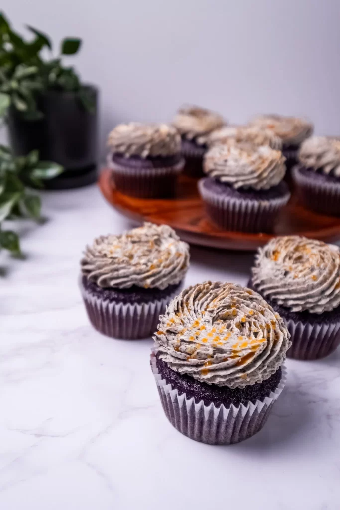 ube cupcakes 