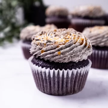 ube cupcakes