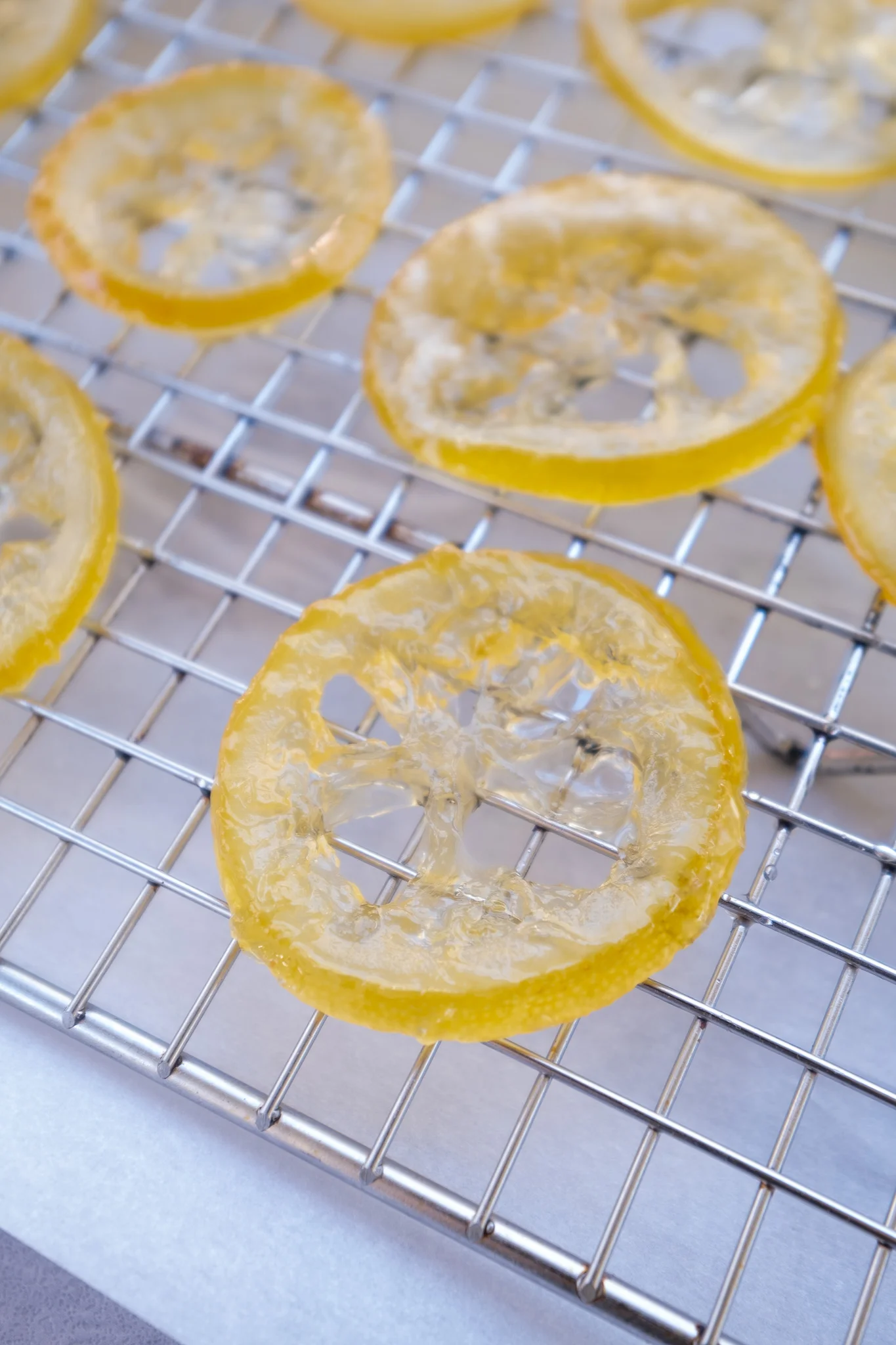 candied lemon slices