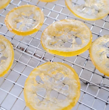 candied lemon slices