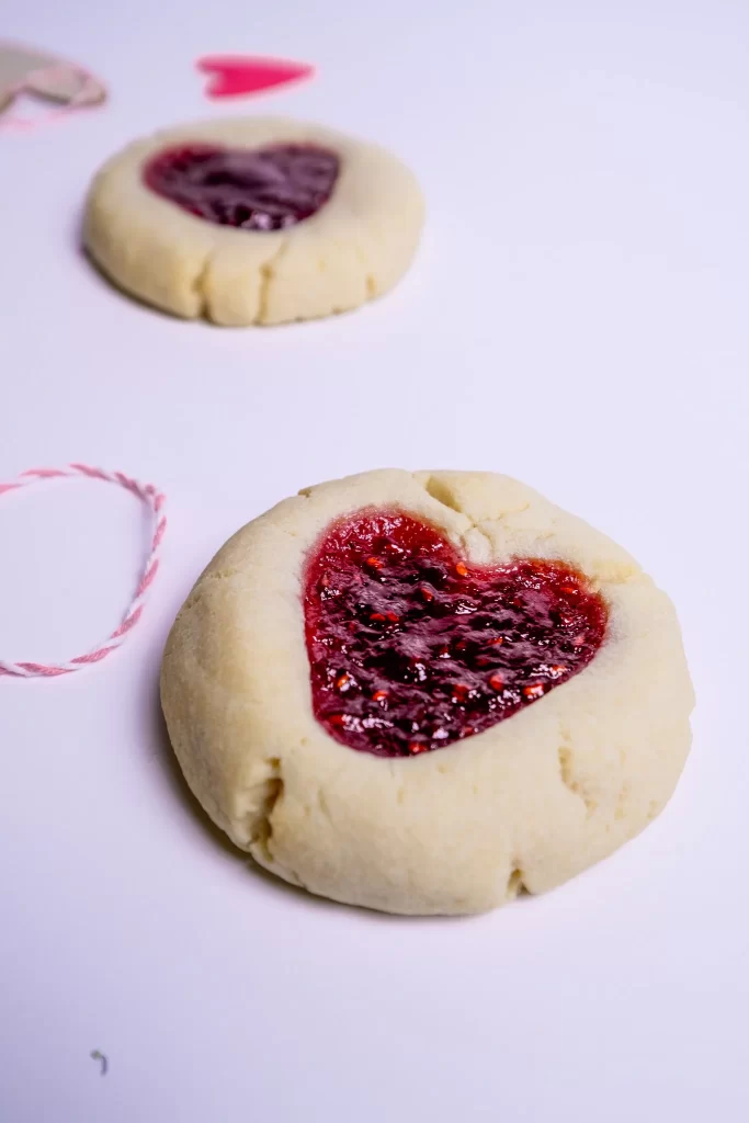 Two Thumbprint cookies