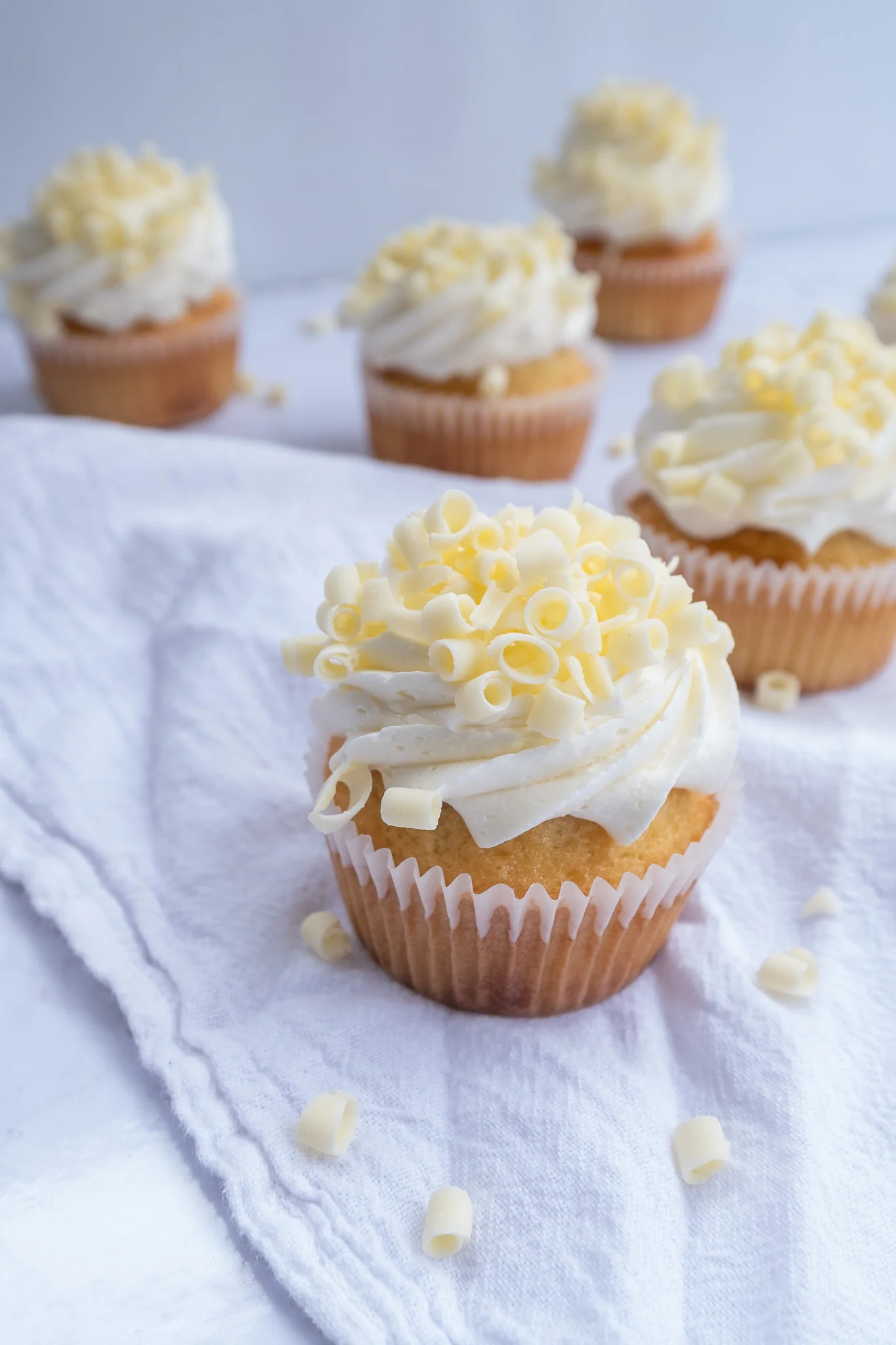 The Ultimate White Chocolate Cupcakes » Of Jen Sweets