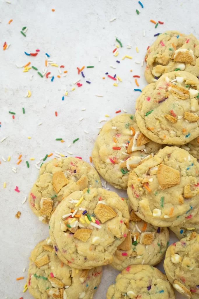 birthday cake cookies 