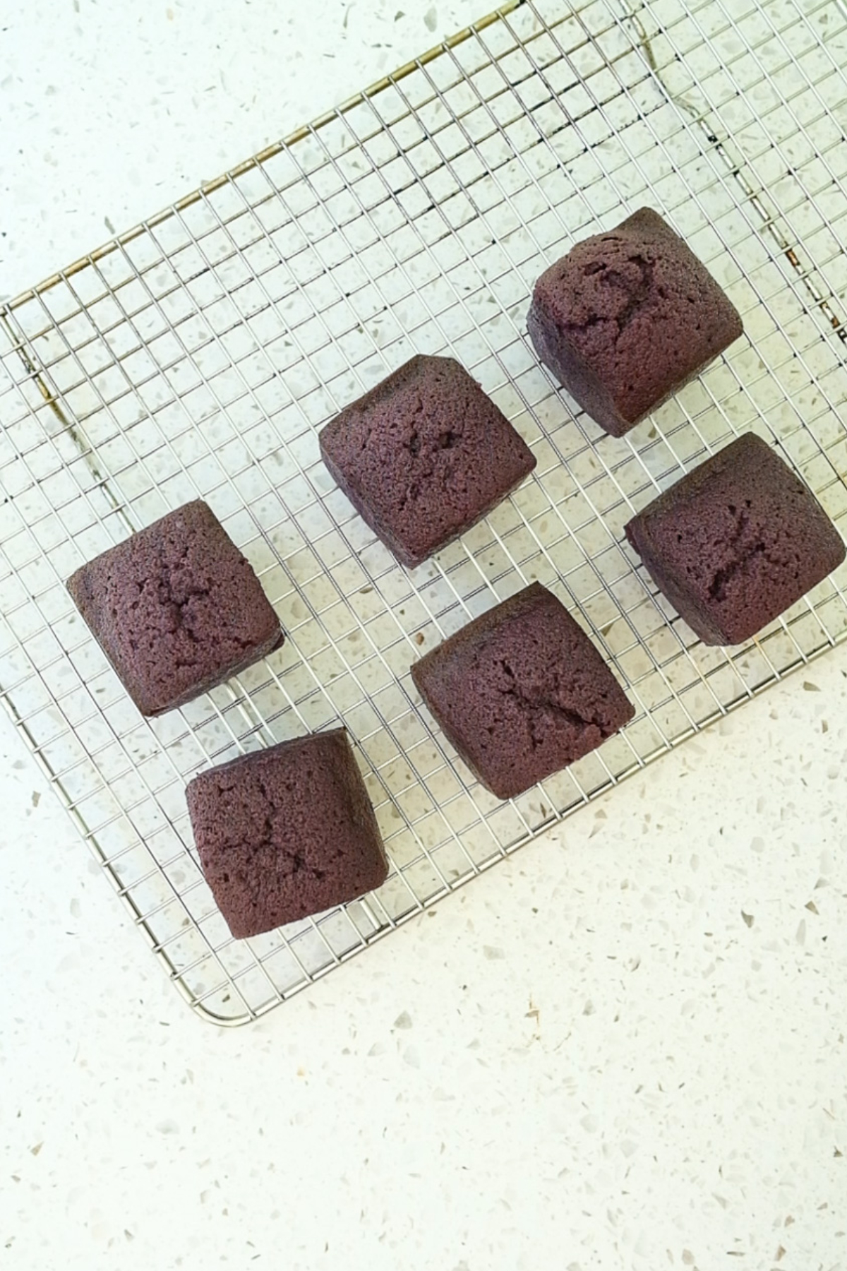 ube pound cakes cool on wire racks