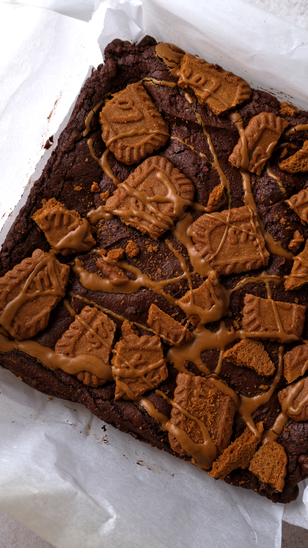 biscoff brownie are baked 