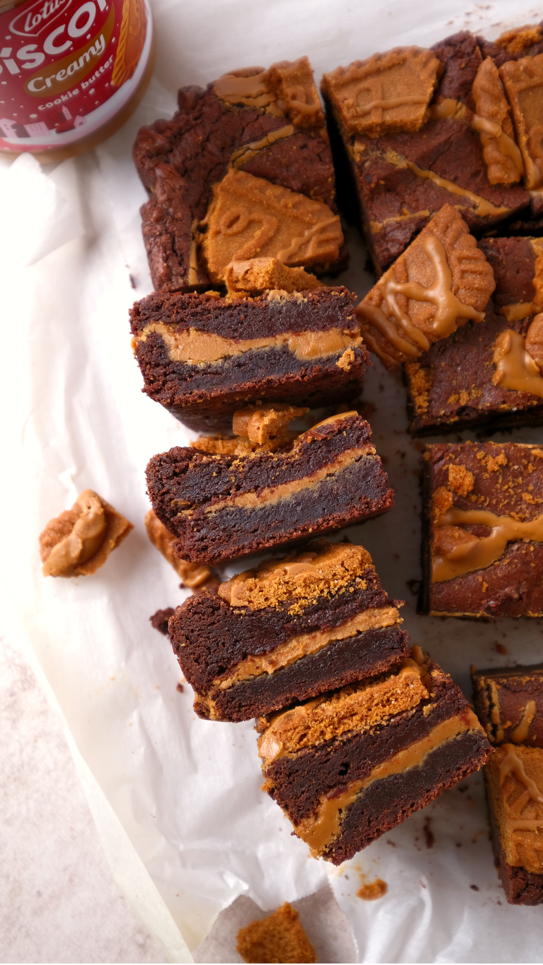 biscoff brownies