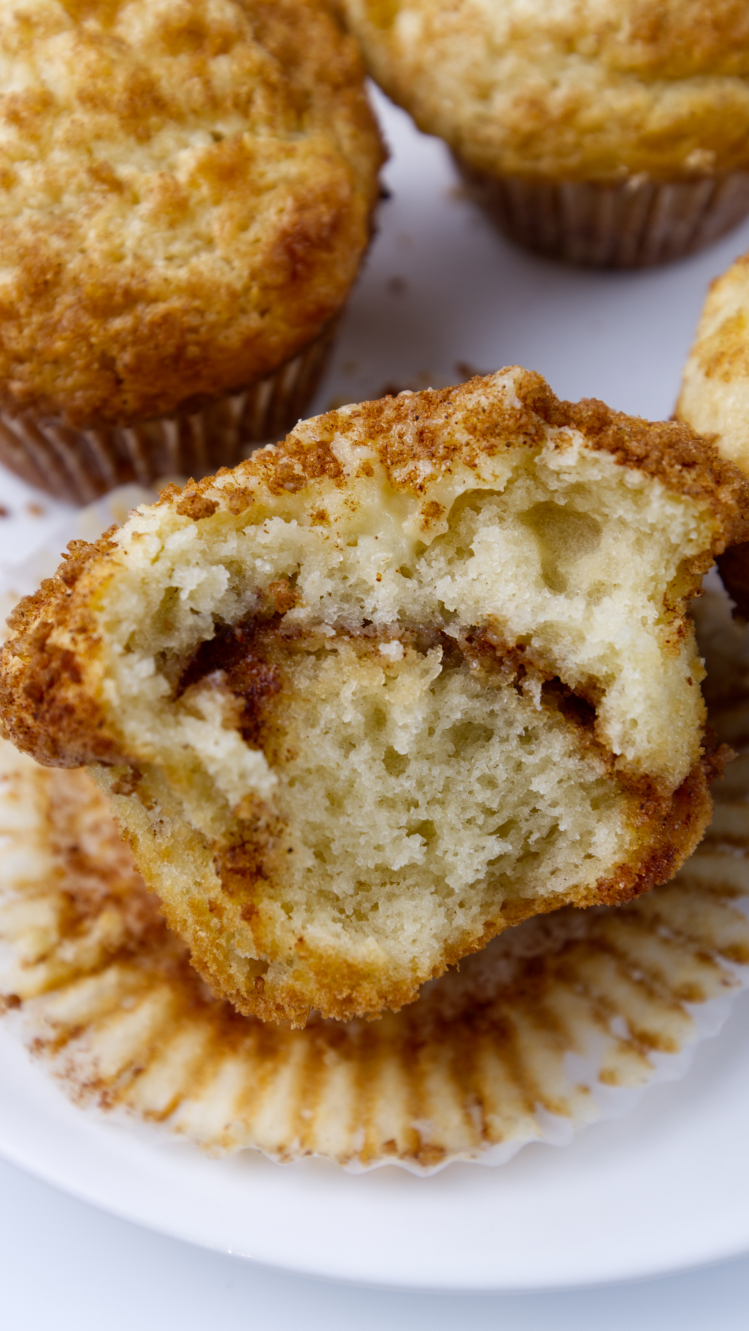 cinnamon roll muffins image