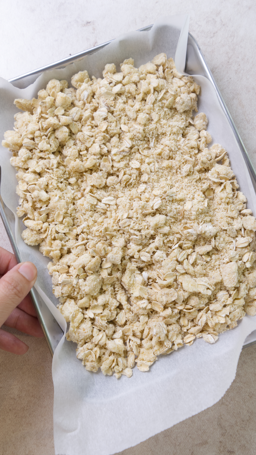 bake the streusel topping
