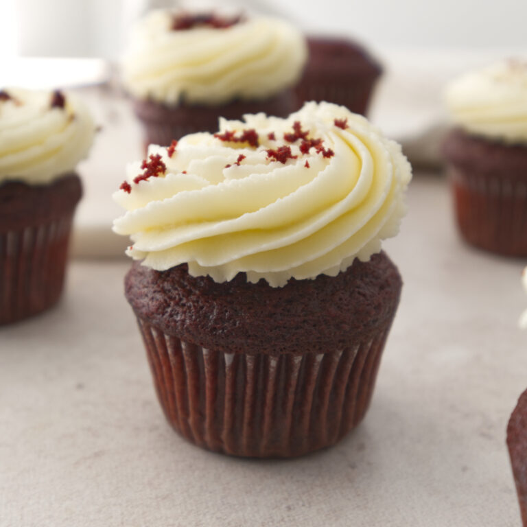Small Batch Red Velvet Cupcakes