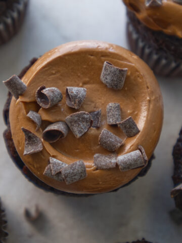 small batch chocolate cupcakes