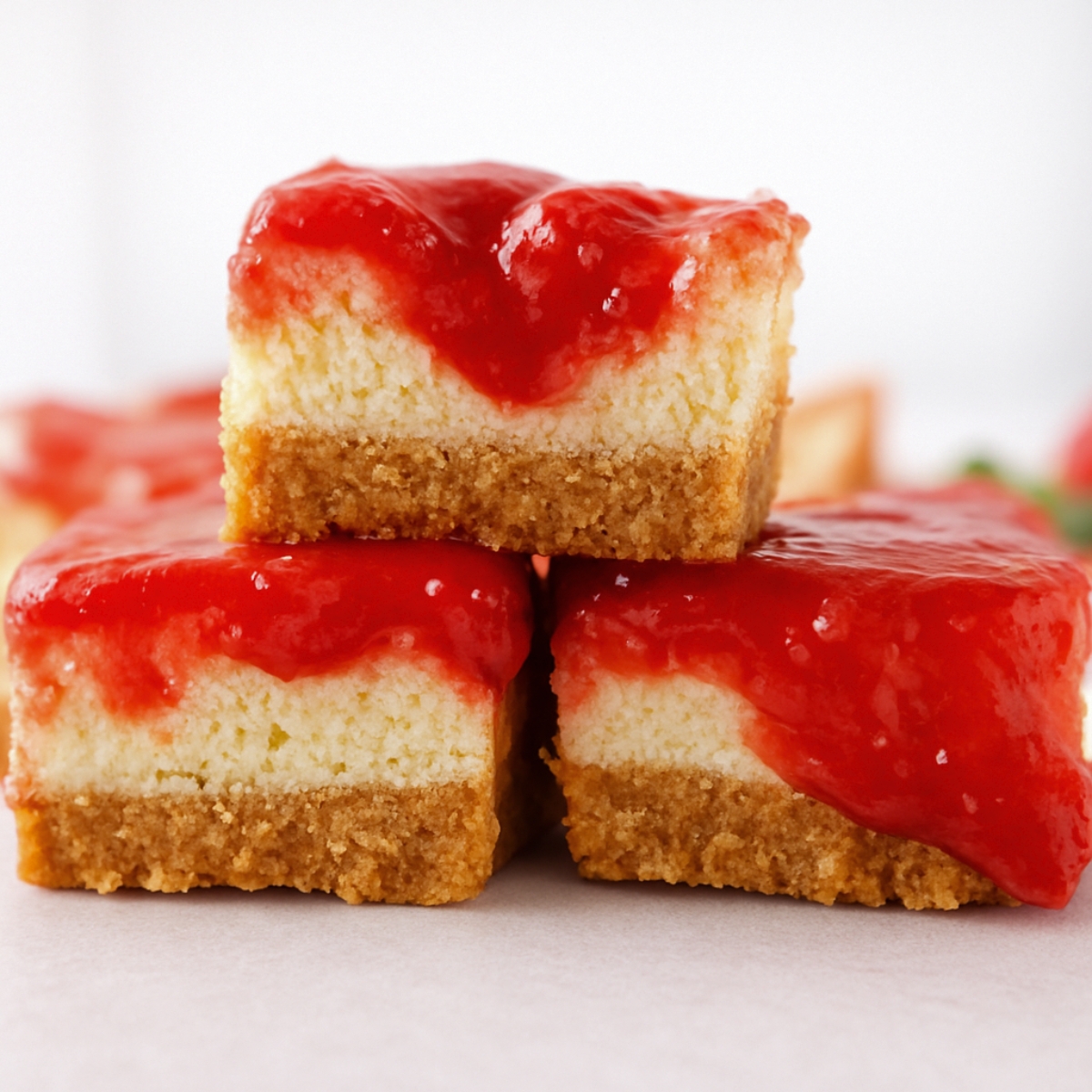 strawberry cheesecake bars