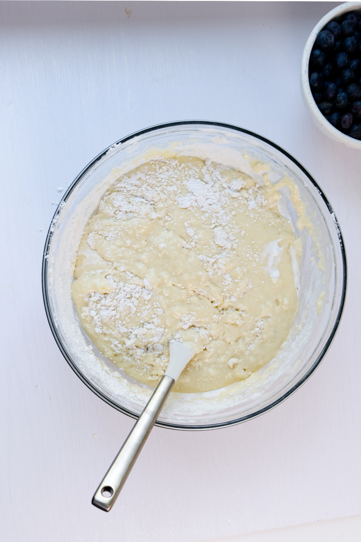 add dry to the muffin batter 