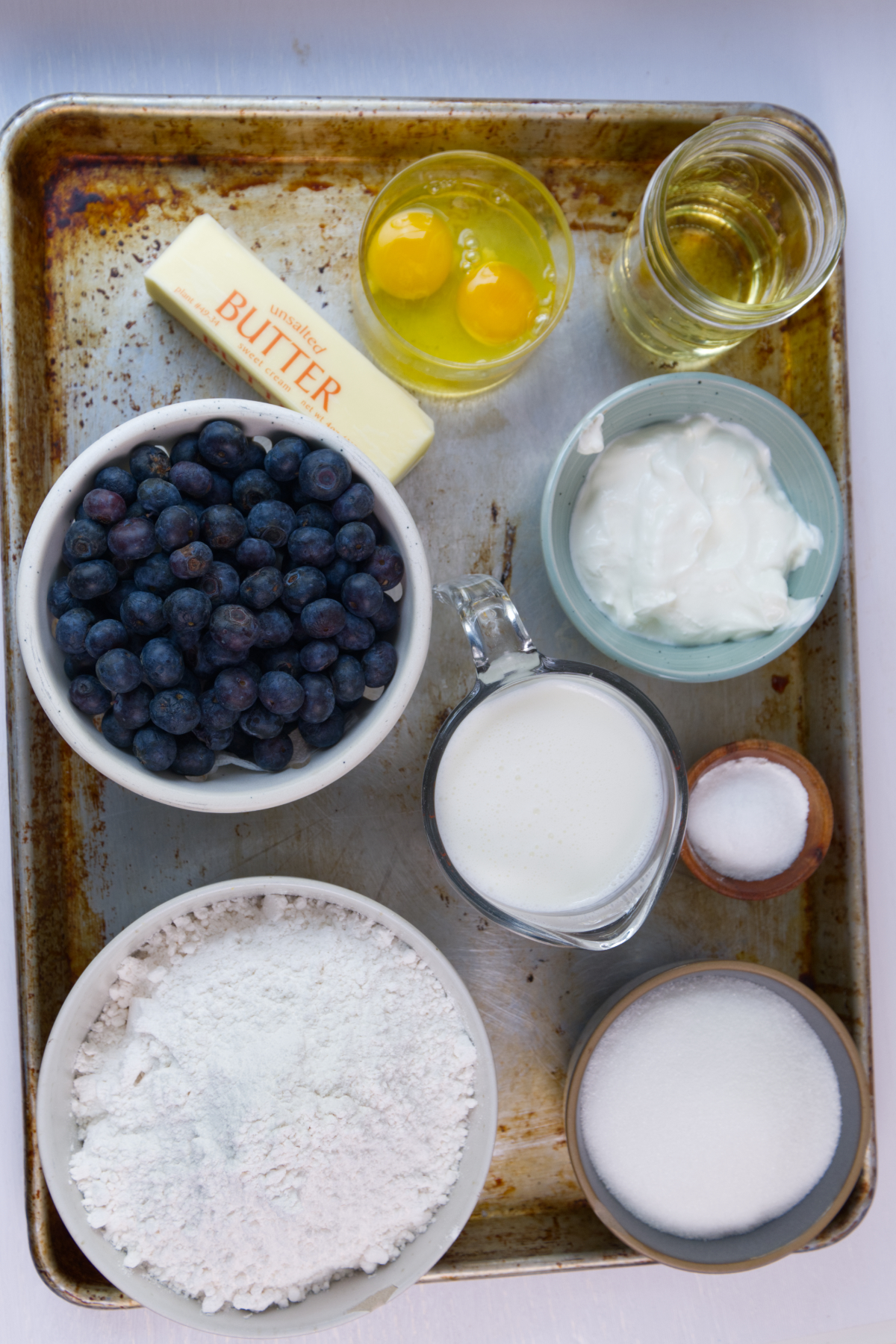 blueberry muffin ingredients 