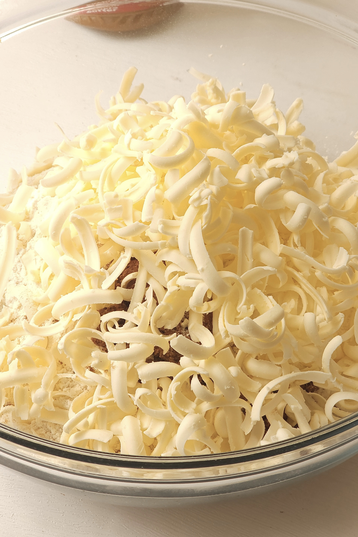 dry mix with small butter pieces