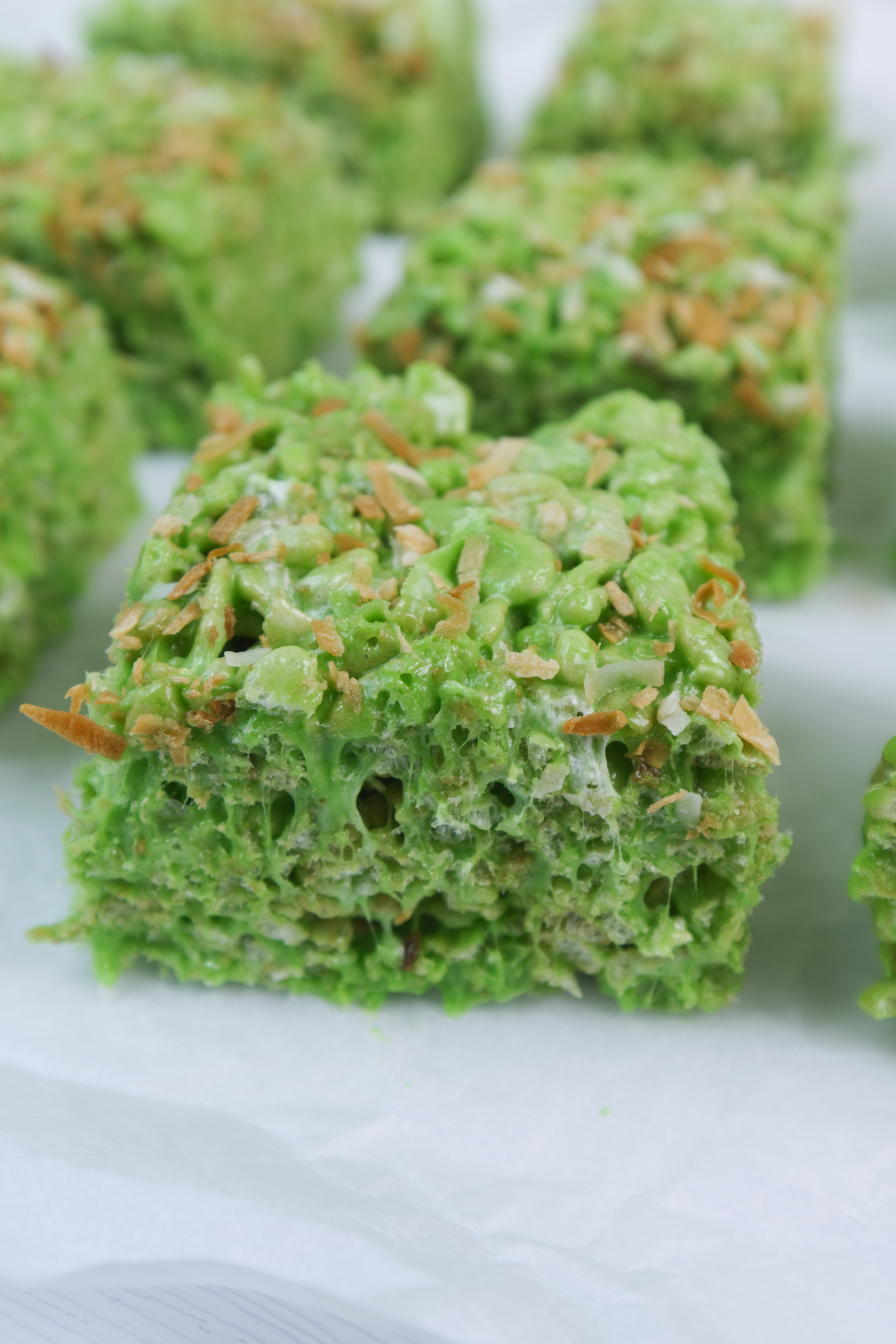 pandan rice krispies image