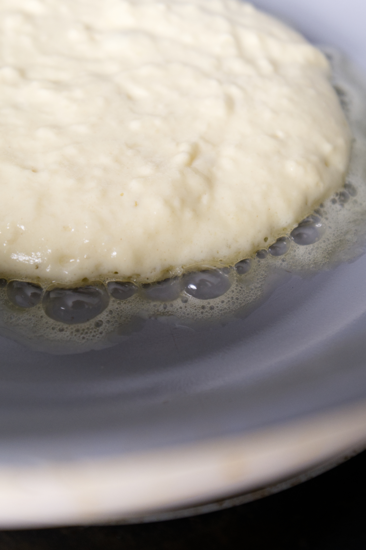 cook on a pan with melted butter 