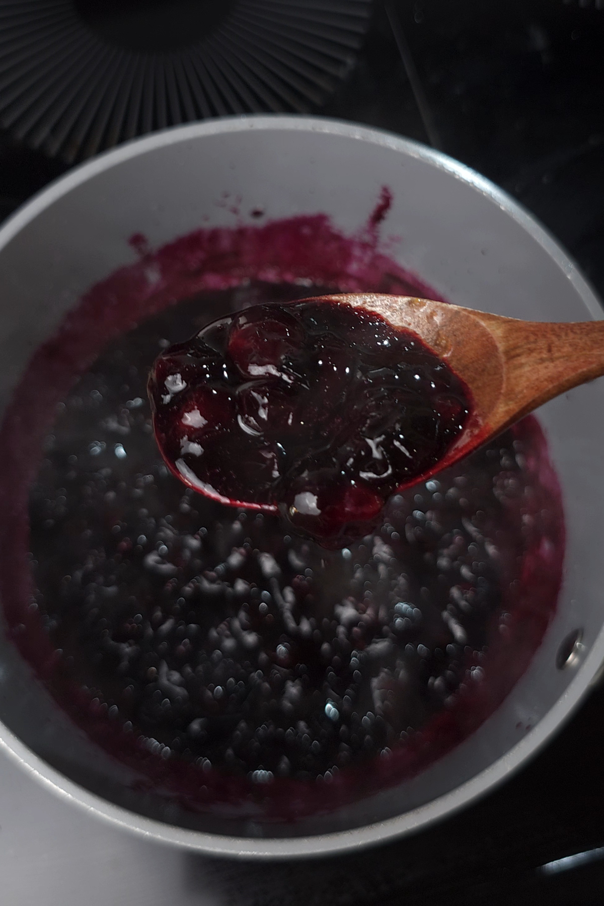 blueberries are done cooking