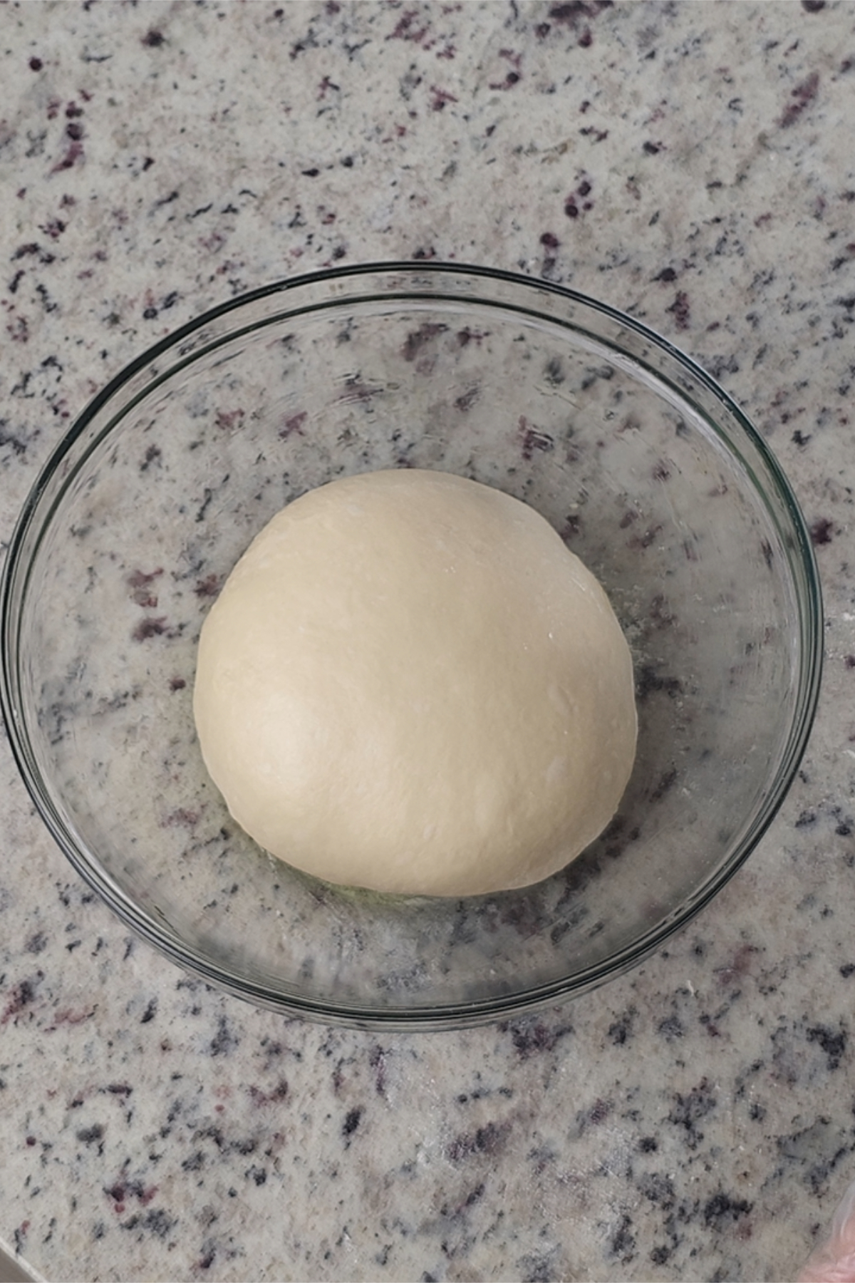 ball in dough ready to rise