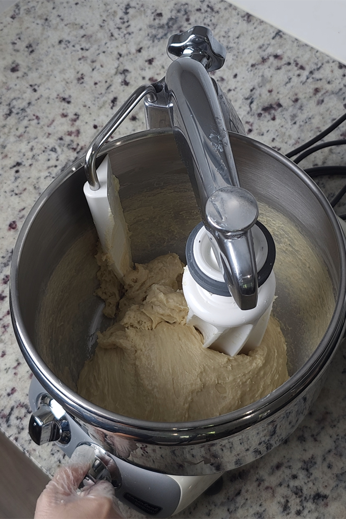 Dough in bowl 