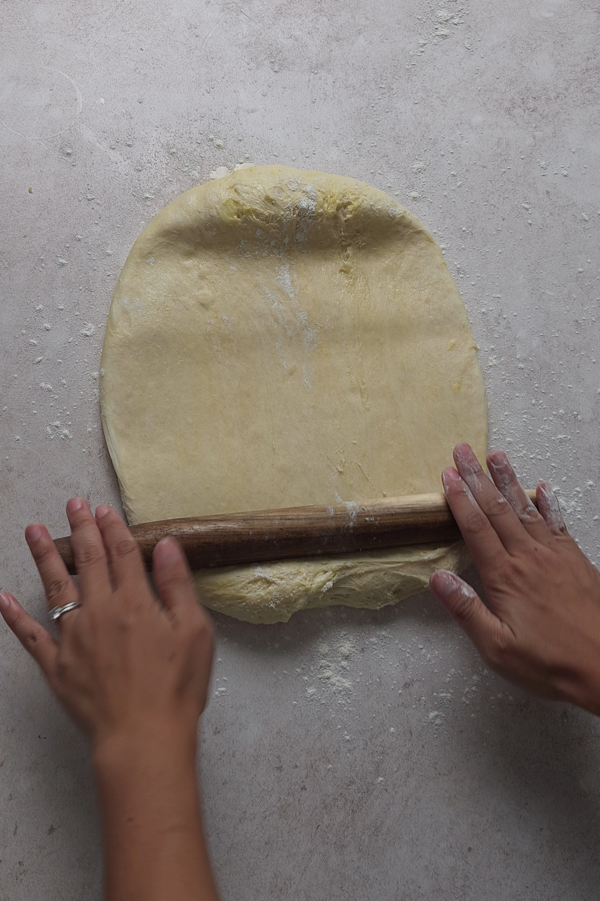 roll the dough out