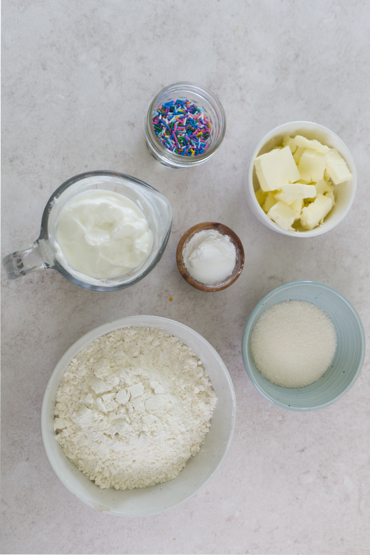 birthday cake scones ingredients