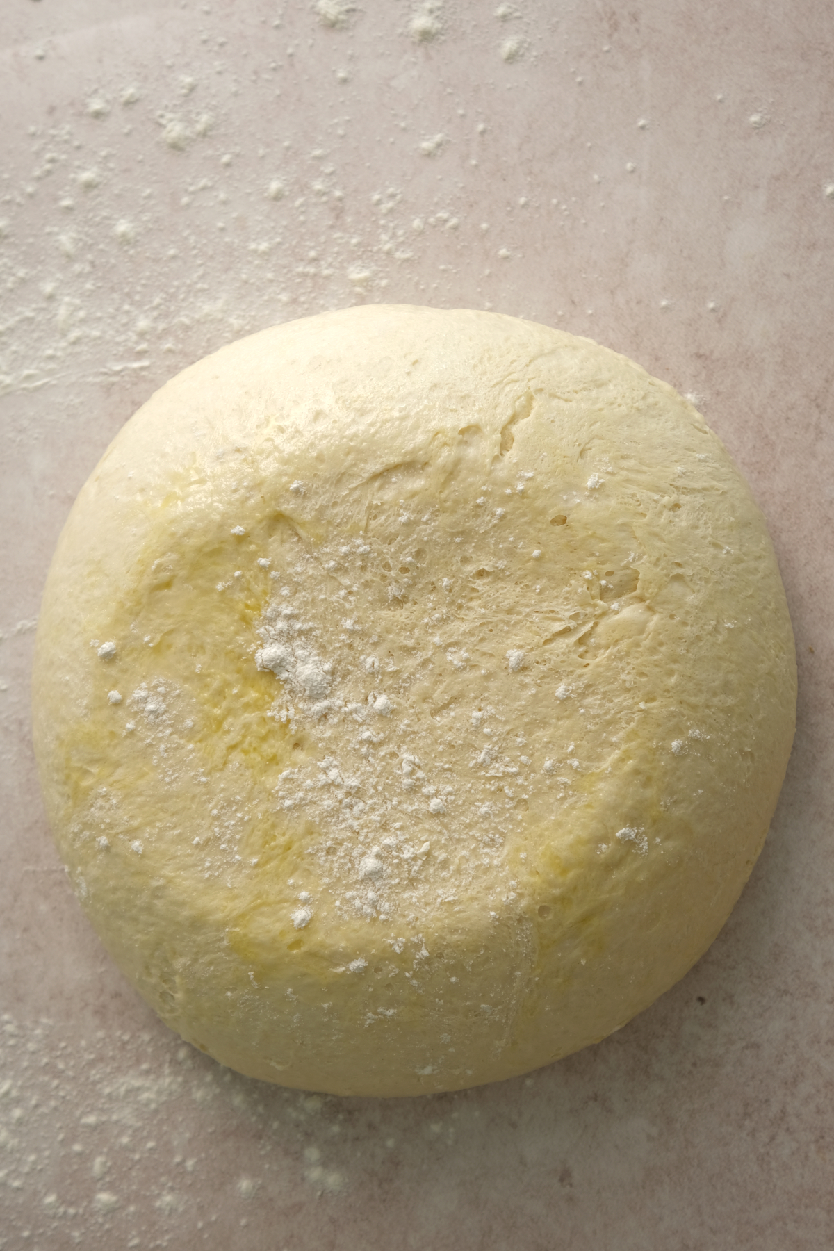 Brioche dough ball