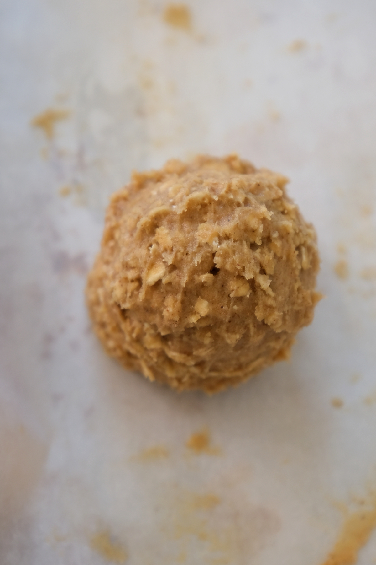 Scooped dough