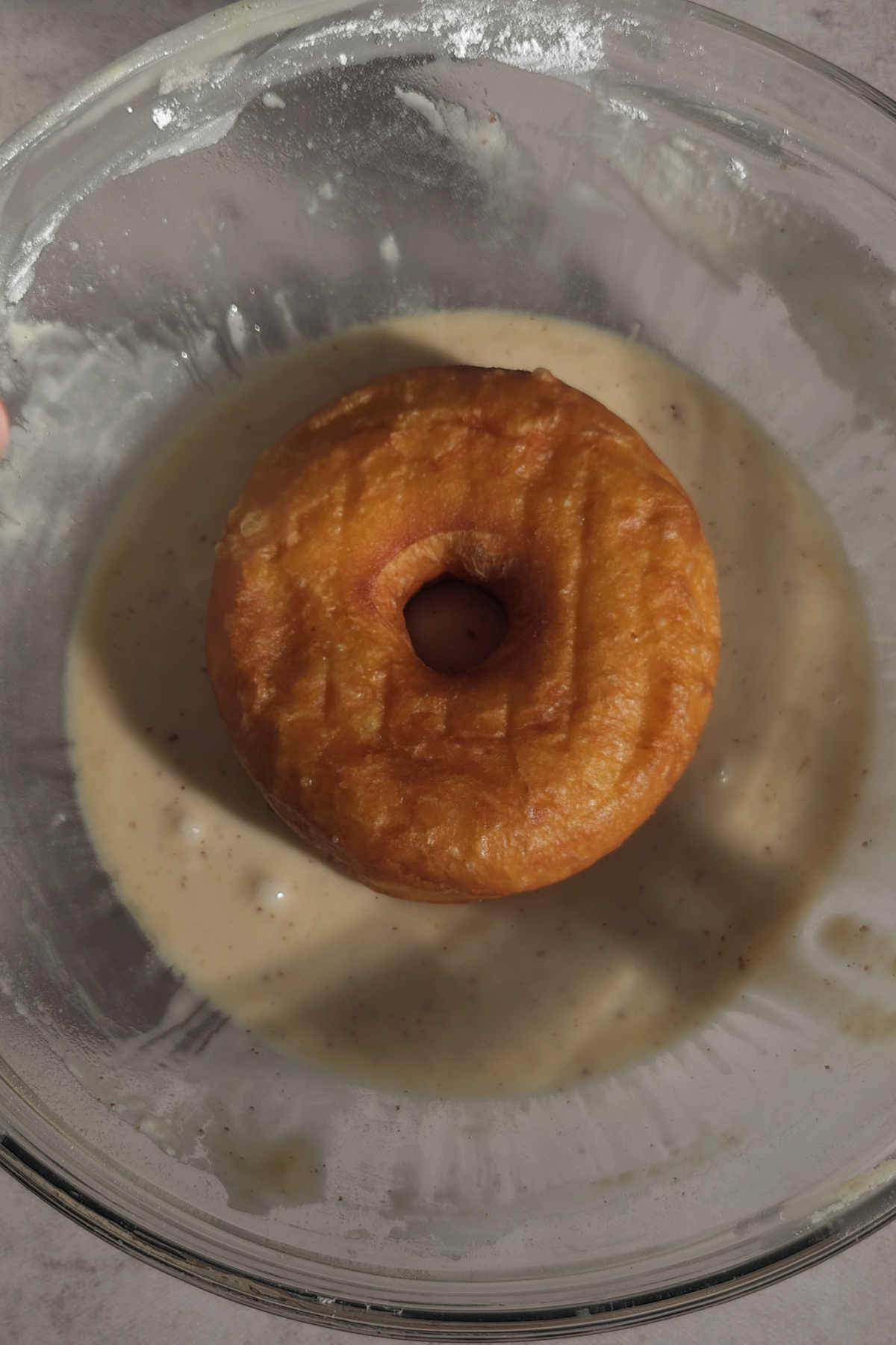 donuts in glaze bowl