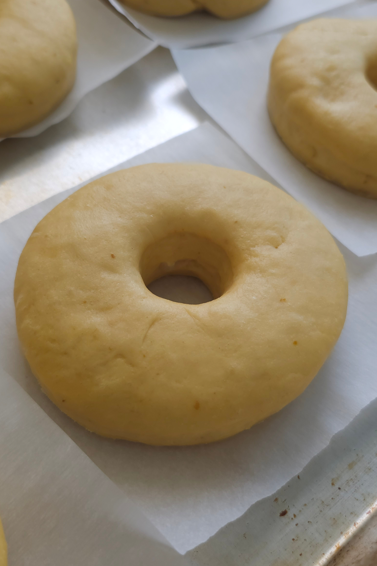 pumpkin donuts risen