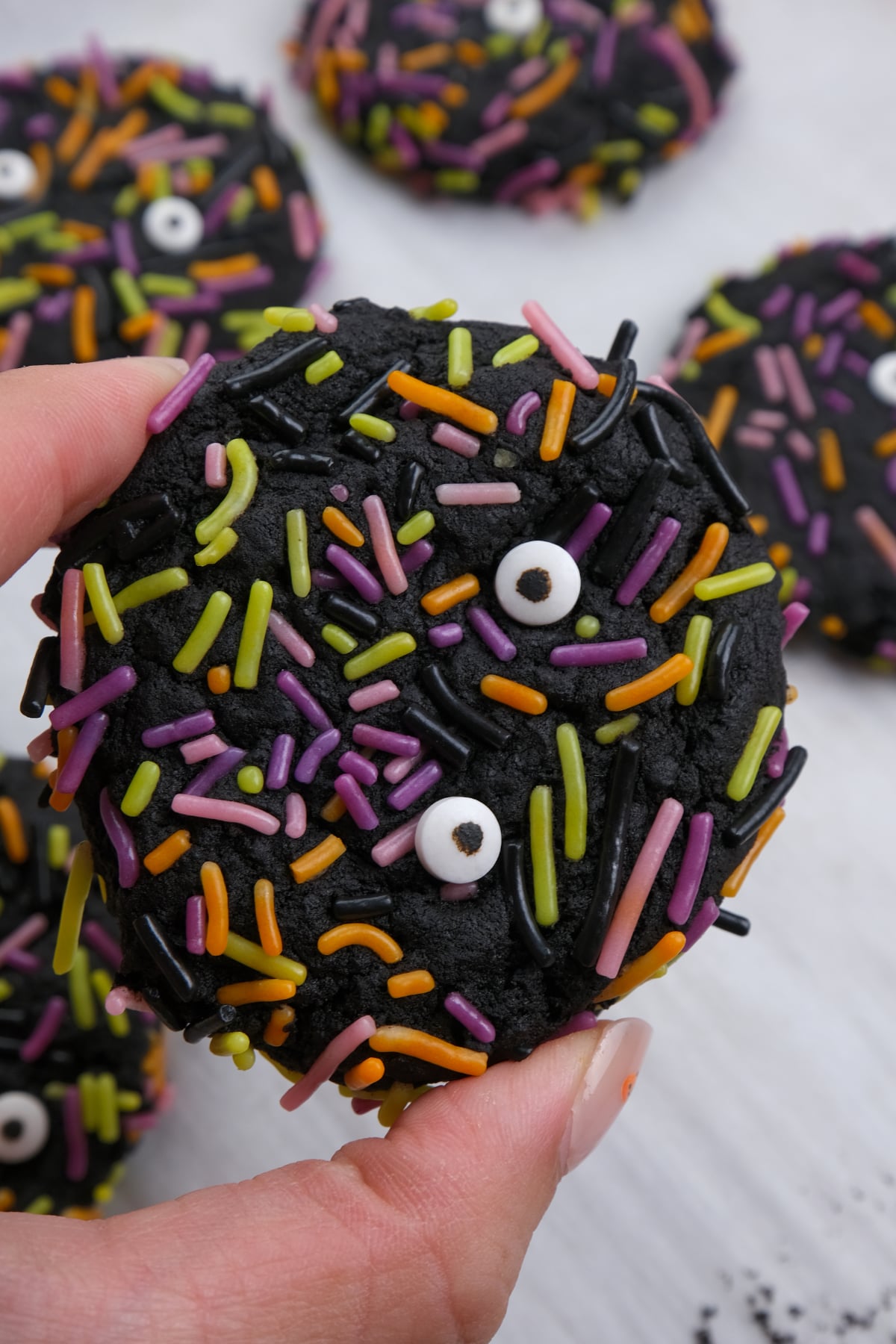 halloween sprinkle cookie