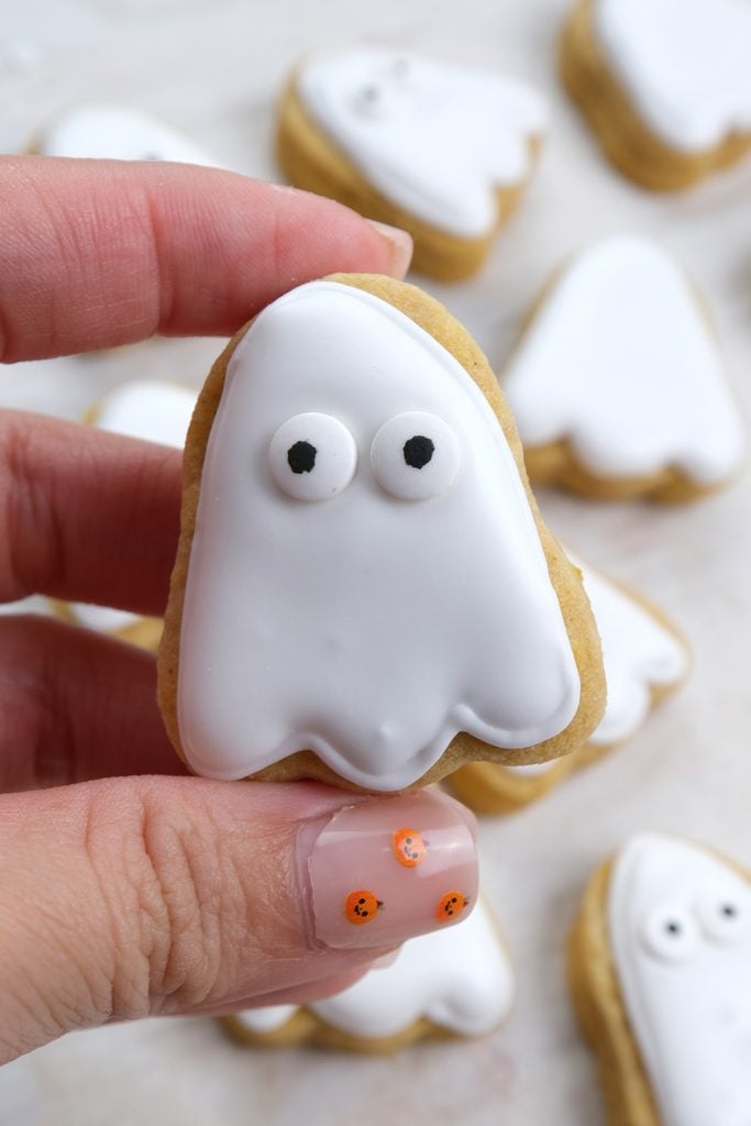 pumpkin sugar cookies- ghost