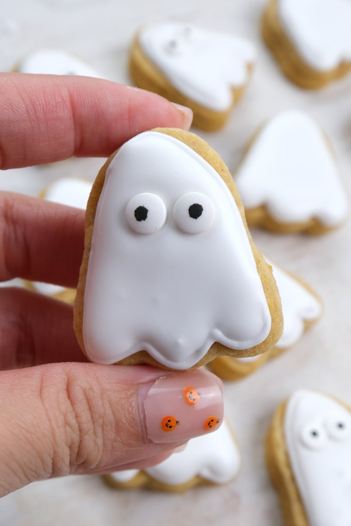pumpkin spice cut out sugar cookie